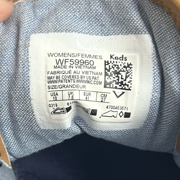 Keds Denim Blue Sneakers with Dream Memory Foam. Size 10. - Picture 10 of 10